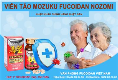 Viên nang tảo nâu mozuku Fucoidan Nozomi 150 viên giá bao nhiêu?
